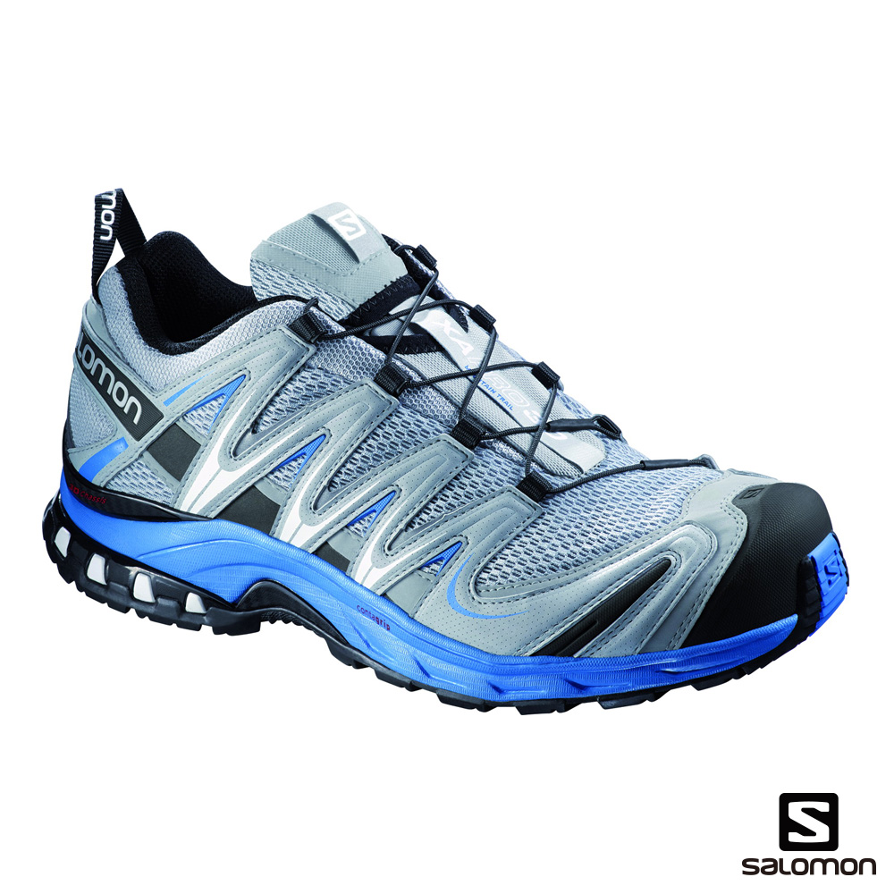 Salomon 野跑鞋 男 XA PRO 3D 藍灰