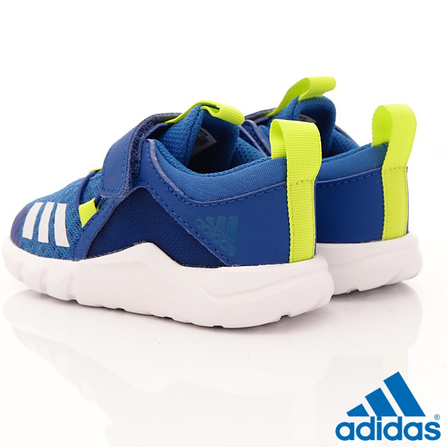 adidas童鞋 輕量透氣慢跑款 QZE096 藍 (寶寶段)