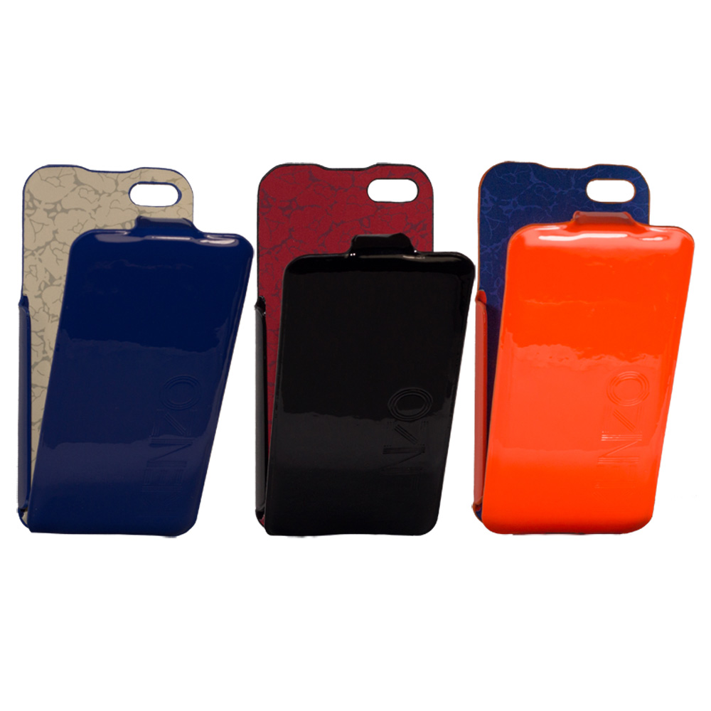 KENZO Glossy系列 iPhone5/5S/SE 亮面皮革保護套