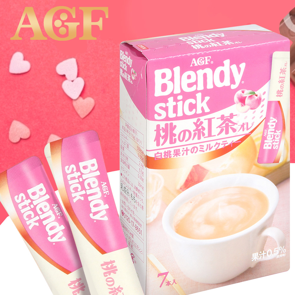 AGF BlendyStick-桃子紅茶歐蕾(10gx7入)