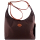 Longchamp 尼龍布斜背包(咖啡色) product thumbnail 1