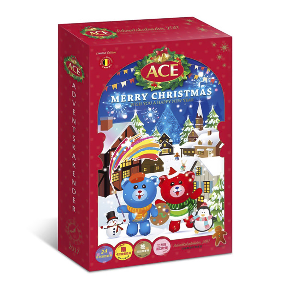 ACE 2017年聖誕彩繪月曆禮盒(24天倒數軟糖禮盒)