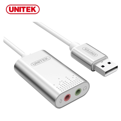 UNITEK 優越者立體聲USB外接式音效卡
