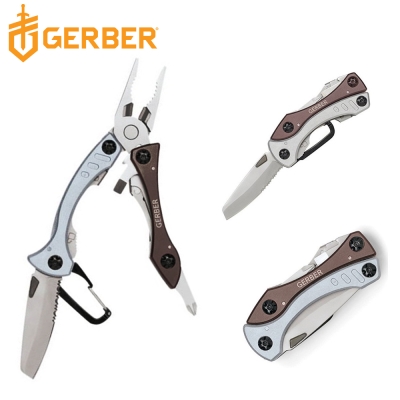 Gerber Crucial Tool 口袋多功能工具鉗 -咖啡色