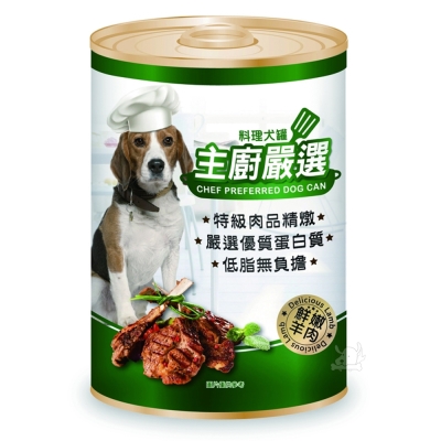 FUSO Pets 主廚嚴選 料理犬罐-鮮嫩羊肉-400g X 24罐