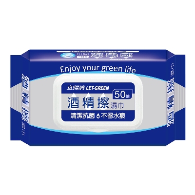 立得清酒精擦濕巾50抽-36包/箱