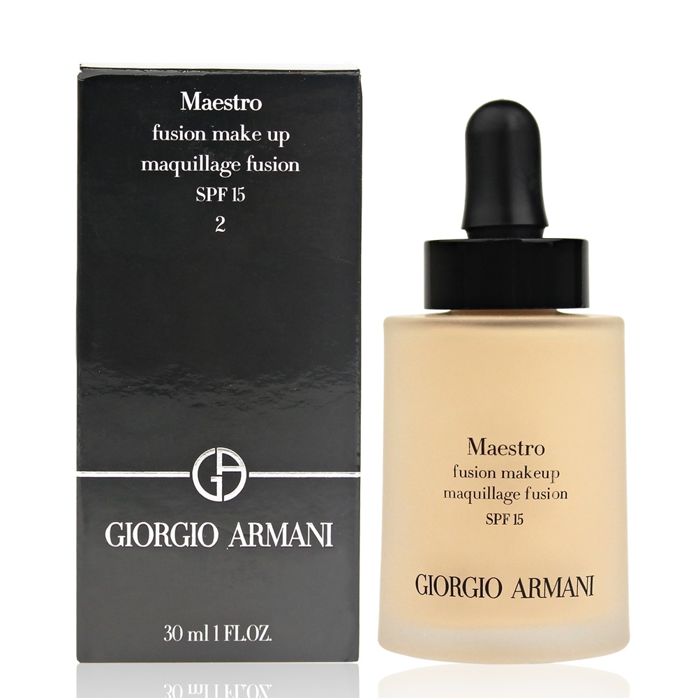 GIORGIO ARMANI 極緞絲柔粉底精華SPF15#02(30ml)