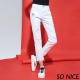 SO NICE個性刷破字母牛仔褲 product thumbnail 1