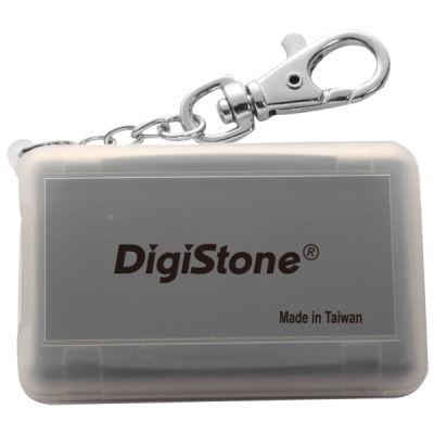 DigiStone 防震多功能4片裝記憶卡收納盒- 霧透黑色 1個