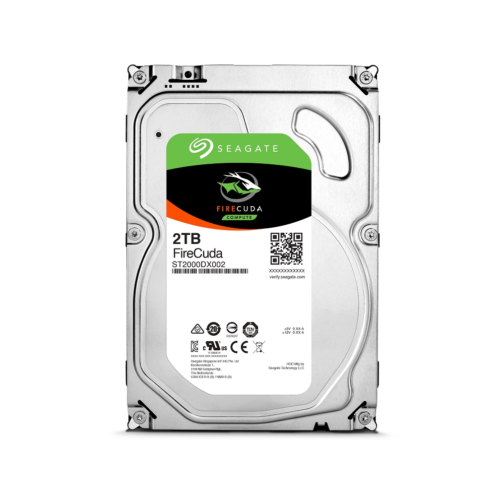 Seagate 火梭魚 FireCuda 3.5吋 2TB SSHD 固態混合碟