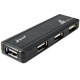 i-gota USB 2.0 4PORT HUB 獨立開關 黑色 product thumbnail 1