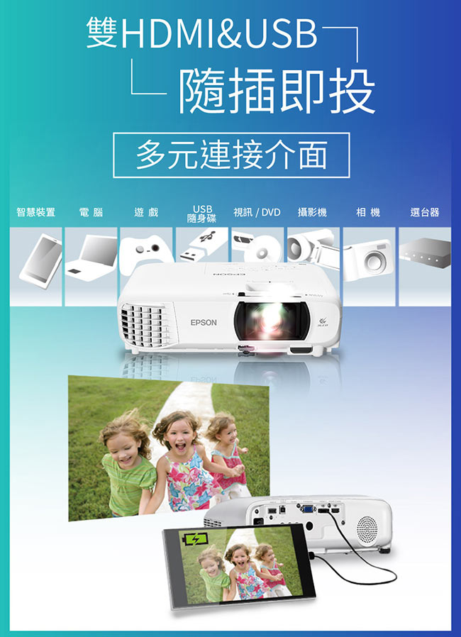 EPSON EH-TW650 家庭劇院投影機