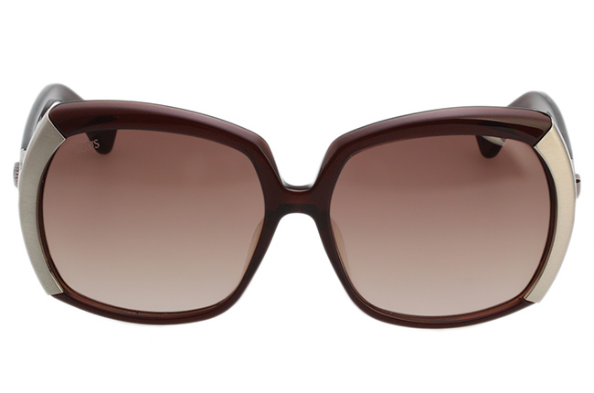 TOD’S 大方框 太陽眼鏡 (咖啡紅)TO9057