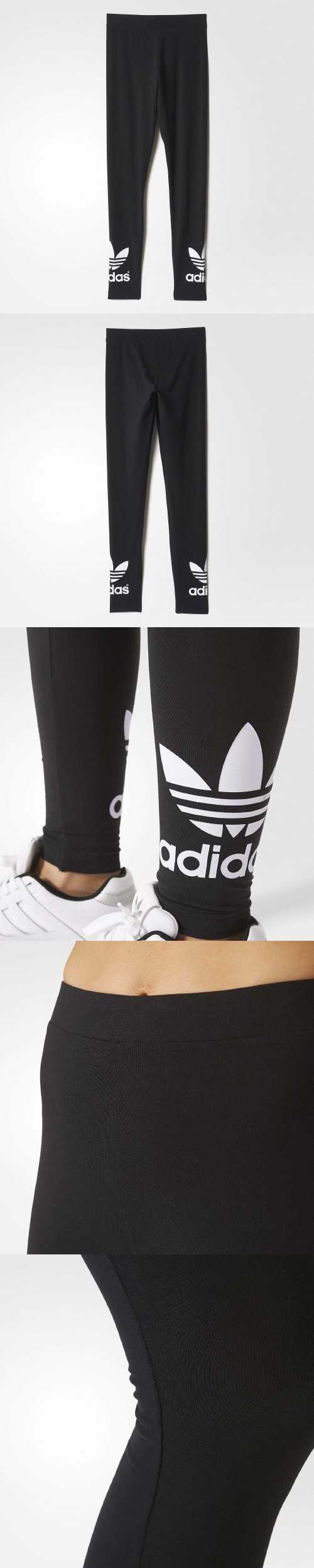 adidas Trf Leggings 緊身 長褲 女 黑白