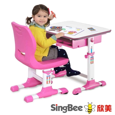 SingBee欣美 小天使環保課桌椅
