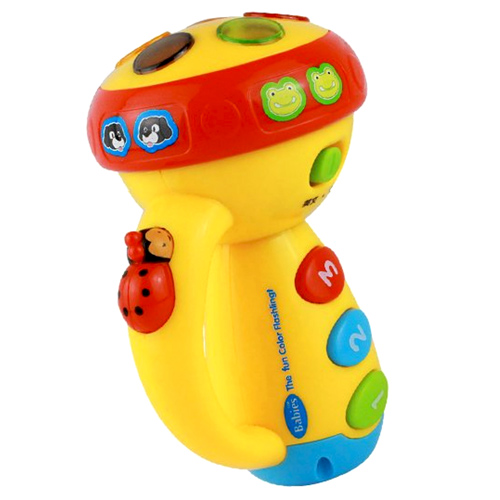 Funny Flashlight 音樂聲光手電筒造型兒童成長趣味玩具