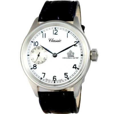 MOSCOW CLASSIC 俄羅斯風華鐵道腕錶-白/42mm