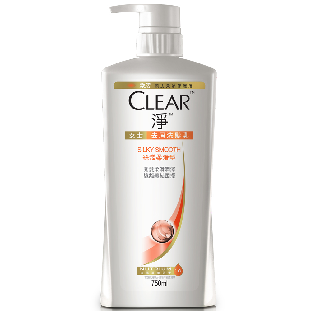 CLEAR淨 絲漾柔滑洗髮乳750ml