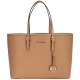 Michael Kors Jet Set Travel 防刮牛皮托特包(大/駝色) product thumbnail 1