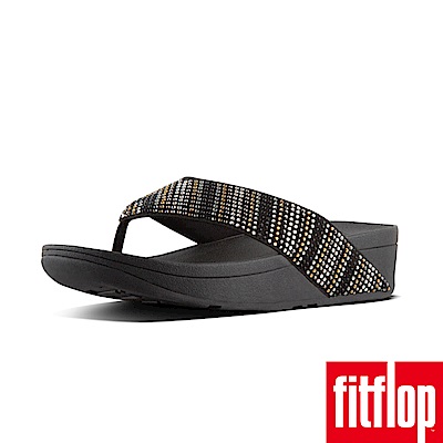 FitFlop STROBE? TOE-THONG SANDALS黑