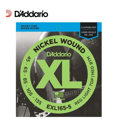 D’Addario EXL165-5 貝斯五弦套弦