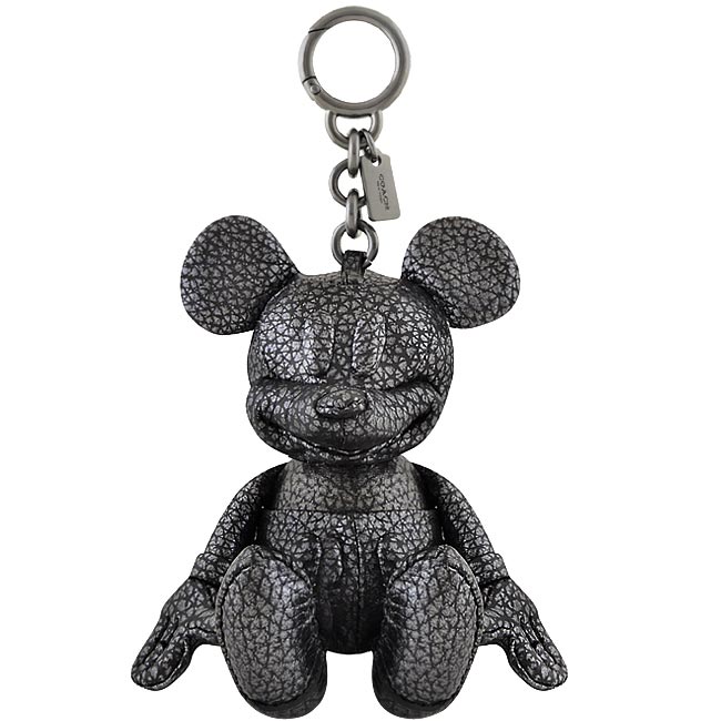 COACH Disney皮革縫製Mickey立體玩偶吊飾@COACH 必買