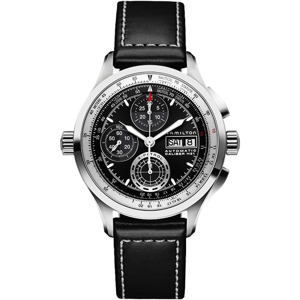 HAMILTON KHAKI AVIATION卡其巡航者計時機械腕錶(H76556731)