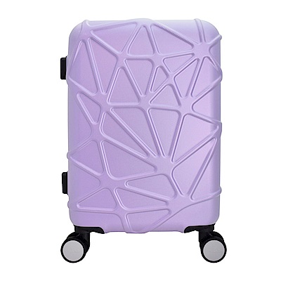 WALLABY 袋鼠牌 幾何星芒系列 20吋行李箱 淡紫 HTX4-1736-LL