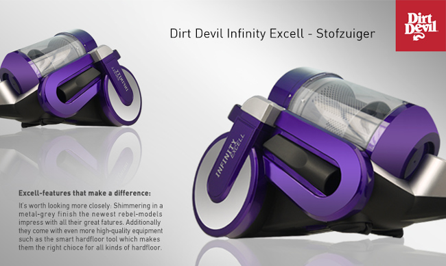 All New Dirt Devil 第十代 Infinity Excell吸力永不衰退吸塵器