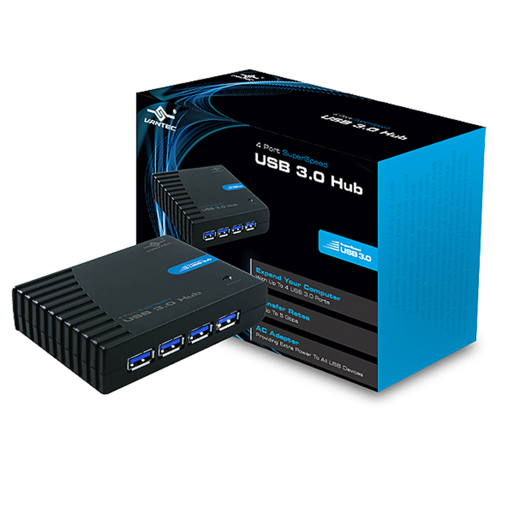 凡達克 4埠 超高速 USB 3.0 集線器(UGT-MH430U3)
