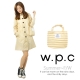 【w.p.c.】條紋釦子款。時尚雨衣/風衣(R1028)_卡其條紋 product thumbnail 1