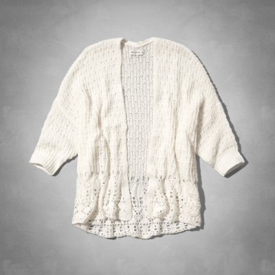 AF a&f Abercrombie & Fitch 女 針織衫 白 0325