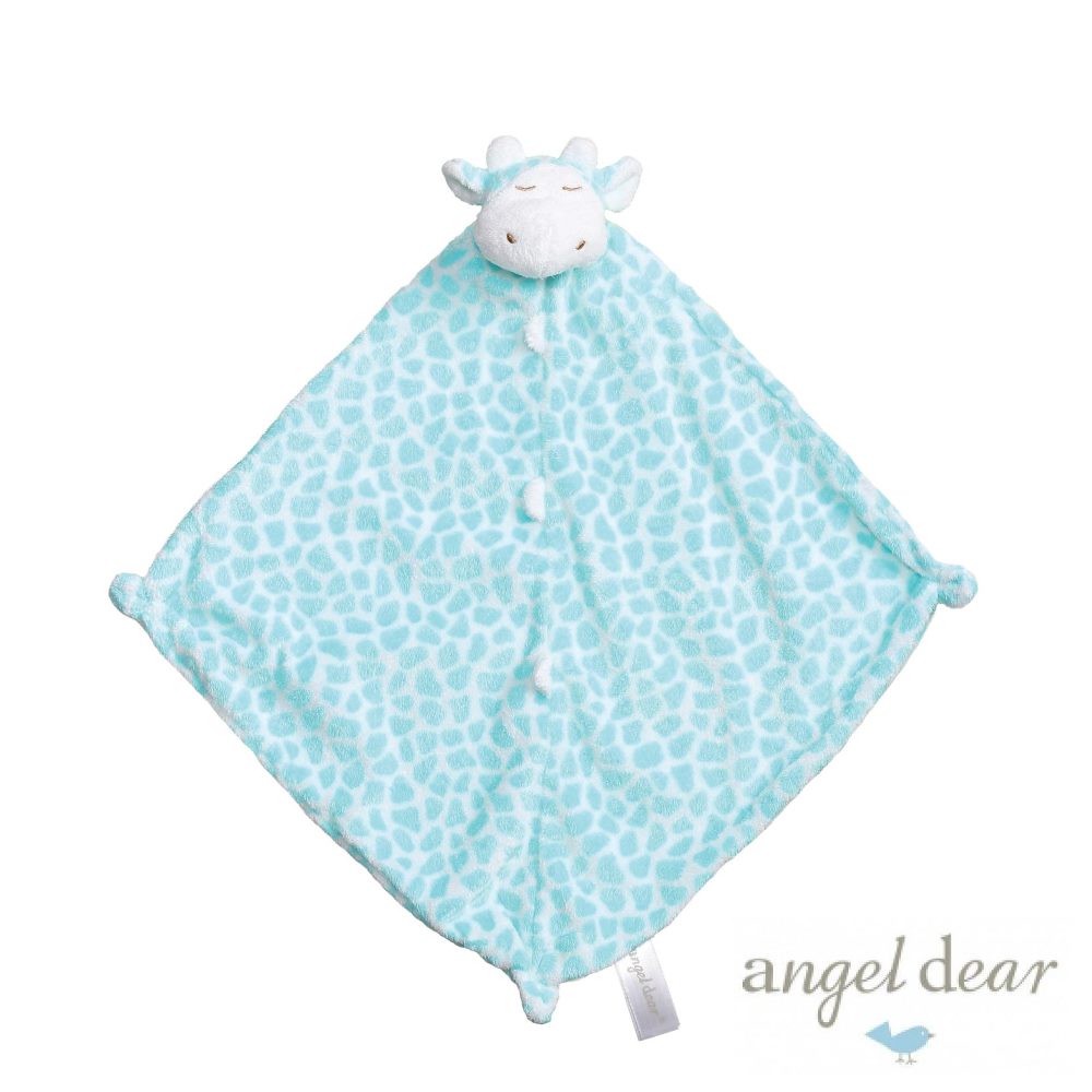 Angel Dear 動物嬰兒安撫巾 (青綠色長頸鹿)