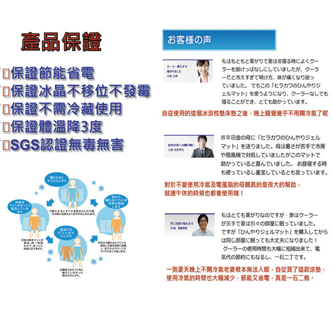 日本三貴SANKi 散熱加強冰涼床墊組-2床墊+4枕墊