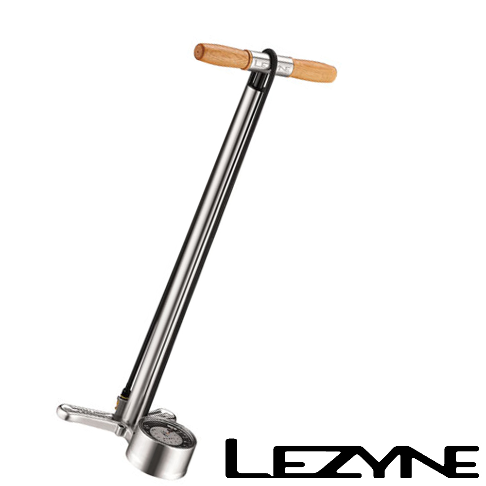 LEZYNE ALLOY FLOOR DRIVE鋁合金直立式打氣筒(銀)