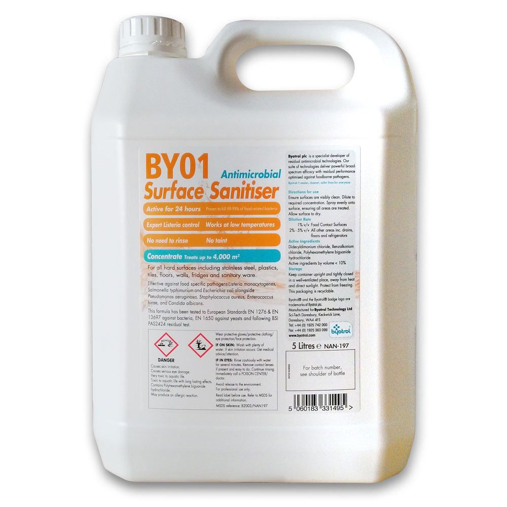 Byotrol超濃縮(100:1)消毒清潔劑5L(橘)