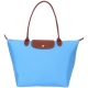 LONGCHAMP Le pliage 長提把摺疊水餃包(大/水藍色) product thumbnail 1