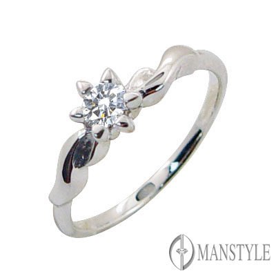 MANSTYLE「甜蜜人生」0.12ct 八心八箭鑽戒