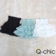 多層次蛋糕鬆緊腰圍短裙 (共三色)-Q-chic product thumbnail 1