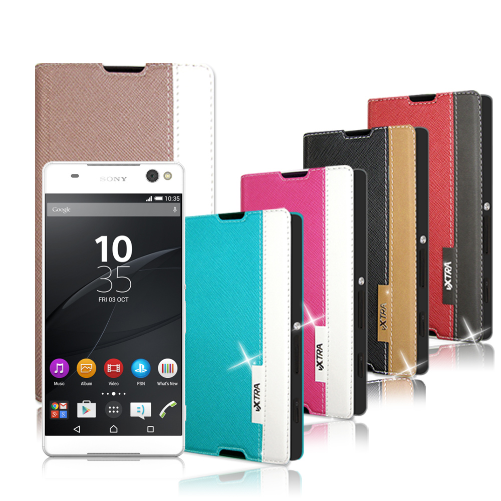 VXTRA Sony Xperia C5 Ultra 大大機 韓系潮流磁力皮套