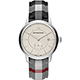 BURBERRY The Classic Round 英倫小秒針腕錶-淡金x格紋/40mm product thumbnail 1