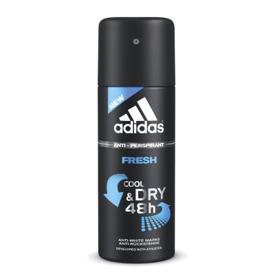 adidas愛迪達 男用長效制汗爽身噴霧(清新冰氛)150ml