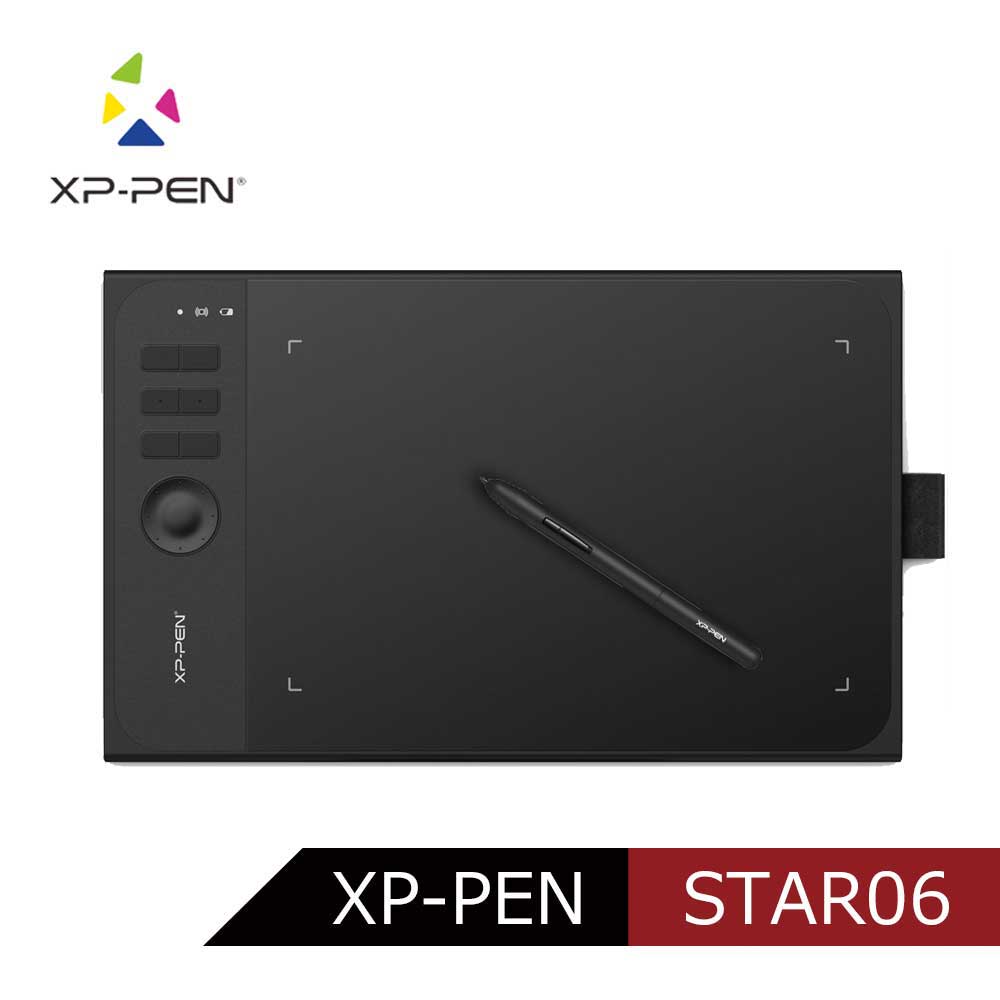 日本品牌XP-PEN Star06 10X6吋頂級專業無線繪圖板