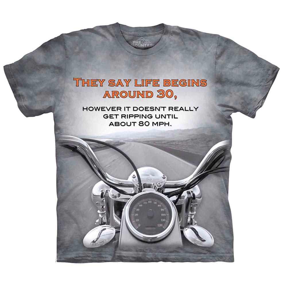 摩達客 美國進口The Mountain 摩托車之旅  純棉環保短袖T恤