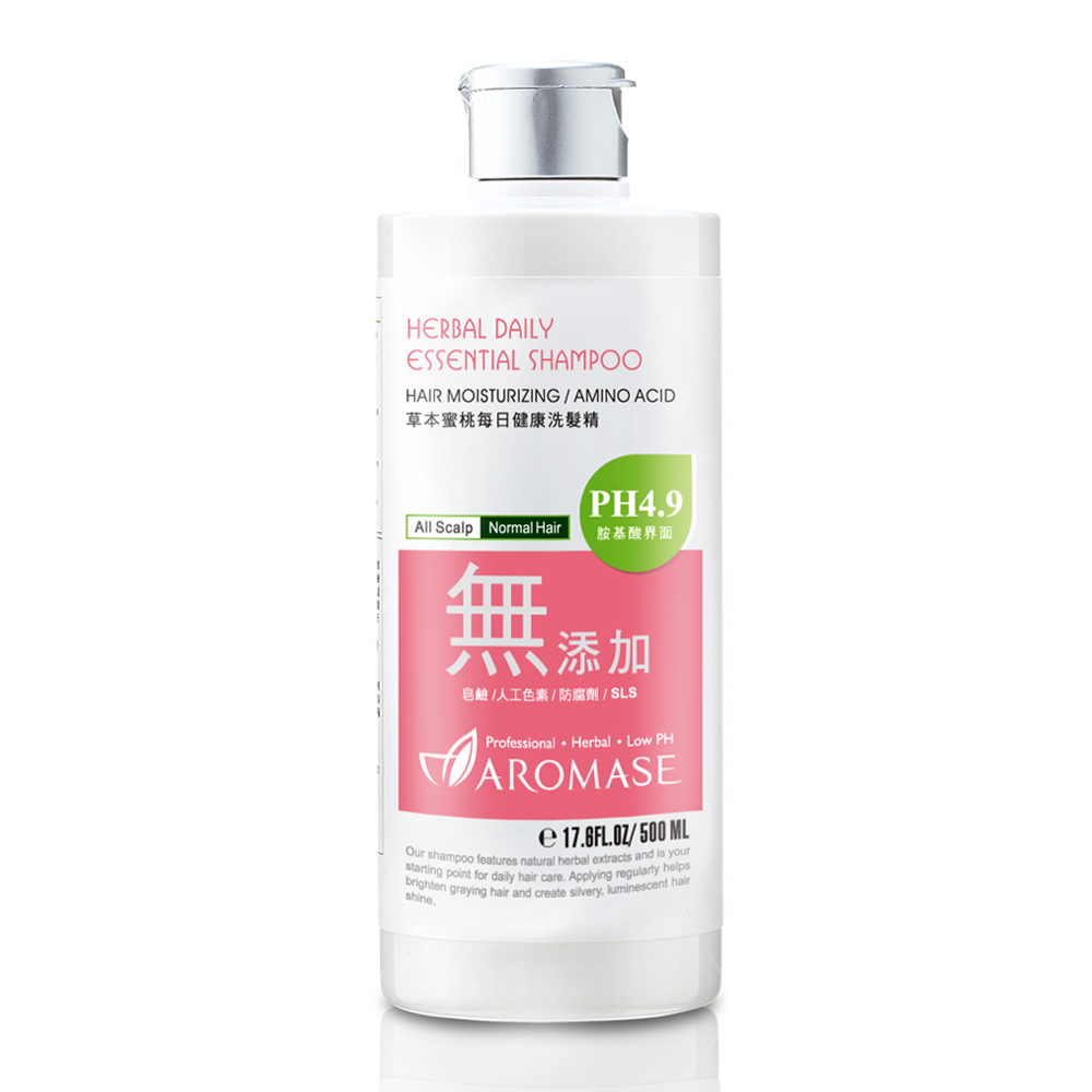 Aromase艾瑪絲 桃氣甜心每日健康洗髮精500mL