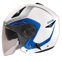 ZEUS瑞獅 ZS-612A彩繪安全帽AD4(白藍)