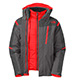 The North Face 男 HyVentHeatseeker 兩件式外套 釩灰 product thumbnail 1