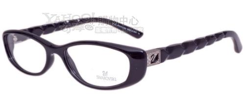 SWAROVSKI-時尚光學眼鏡(黑色)SW5018