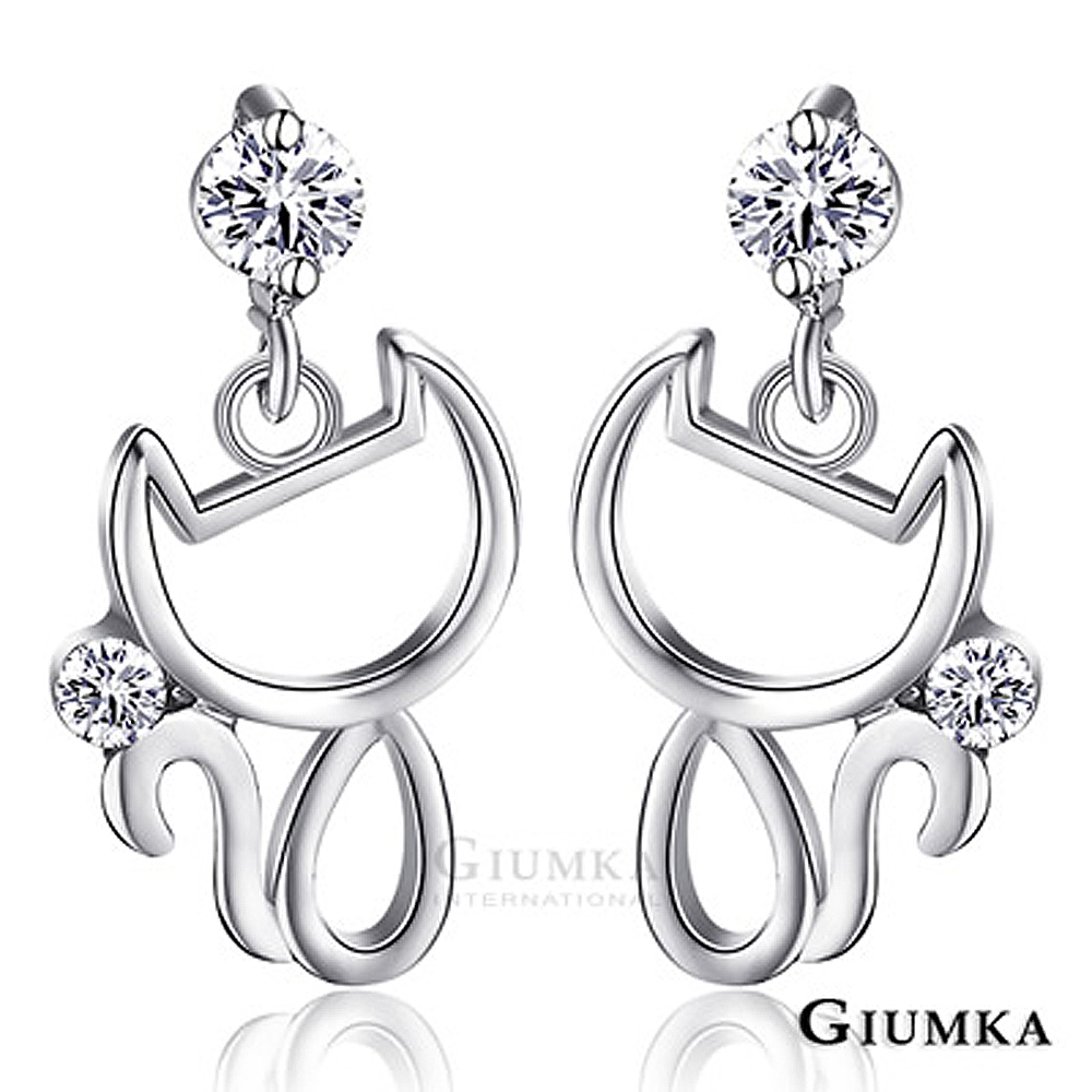 GIUMKA耳環 貓的世界耳針式