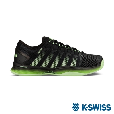 K-SWISS Hypercourt 2.0專業網球鞋-男-黑/綠漸層